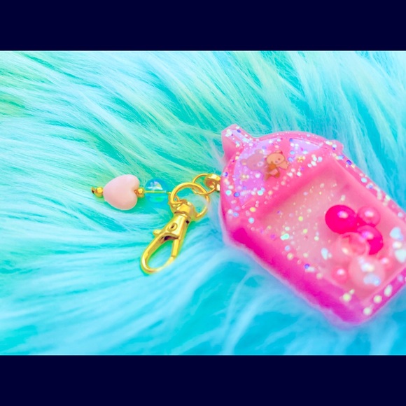 🧋Pink Rilakkuma Boba Tea Shaker Keychain 🧋 - Picture 2 of 2